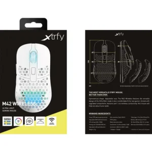 Миша Xtrfy M42 WL RGB White (M42W-RGB-WHITE) UA