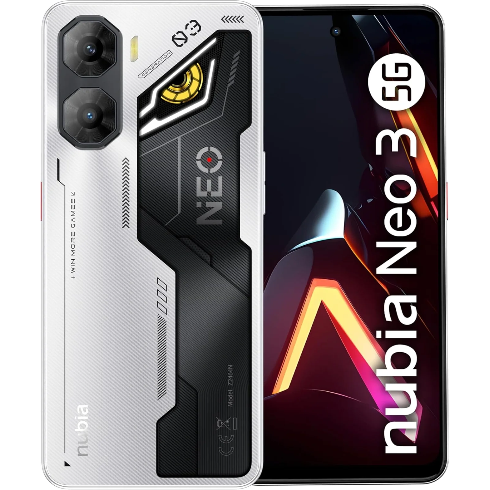 Смартфон ZTE Nubia NEO 3 5G 8/256GB Silver