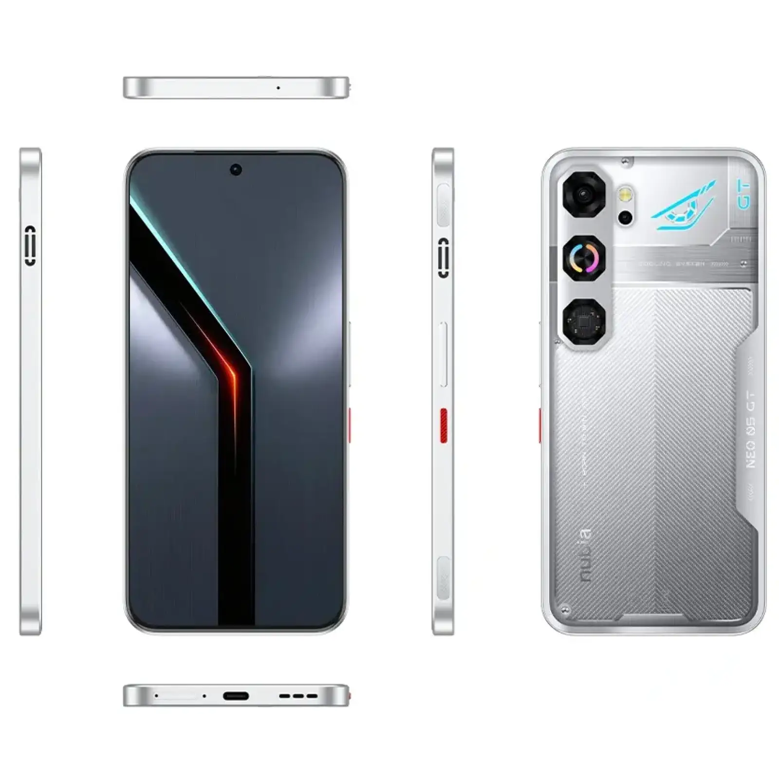 Смартфон ZTE Nubia NEO 5 GT 5G 8/256GB Silver EU