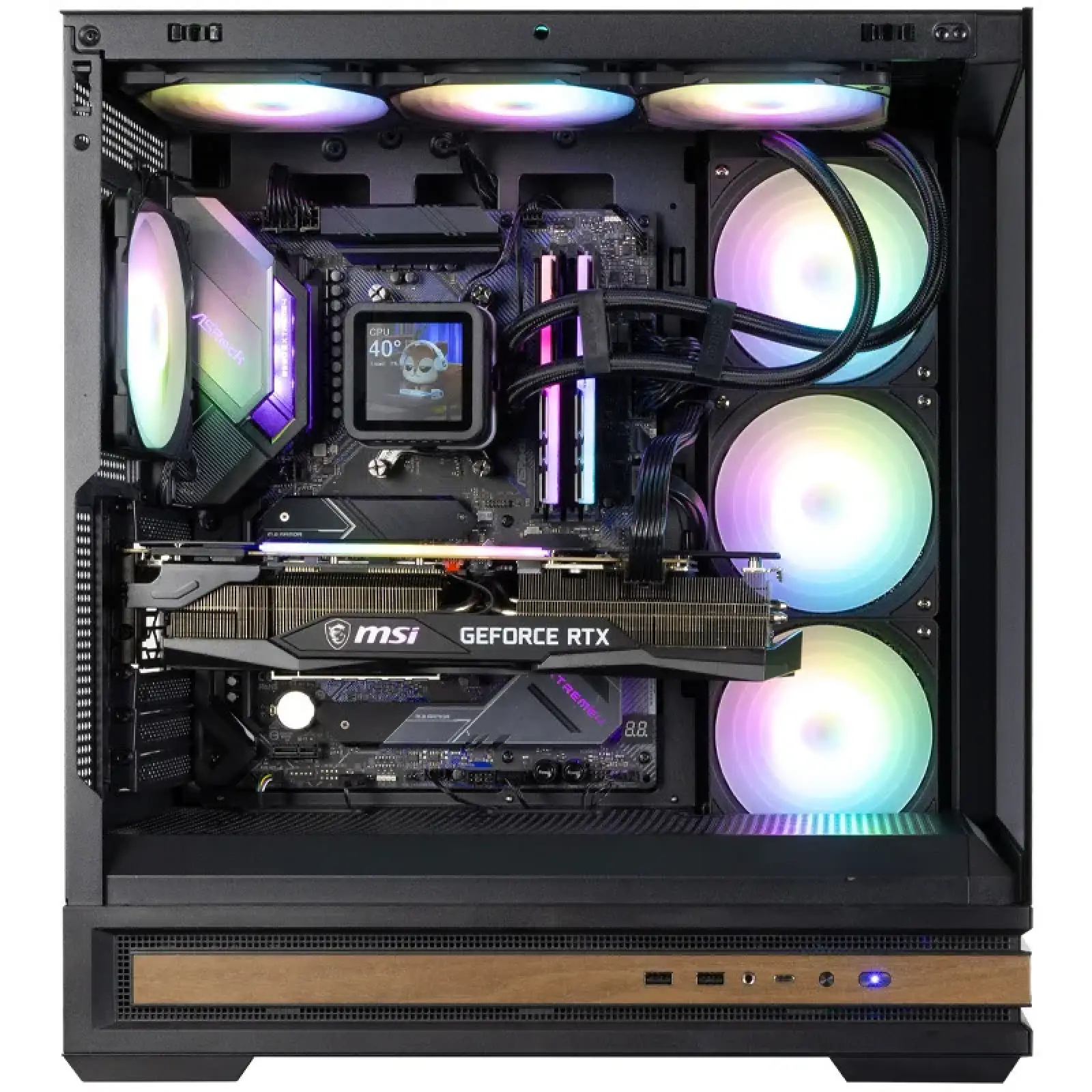 Корпус Zalman P40 NAMU Black Без БП (P40NAMUBLACK) UA