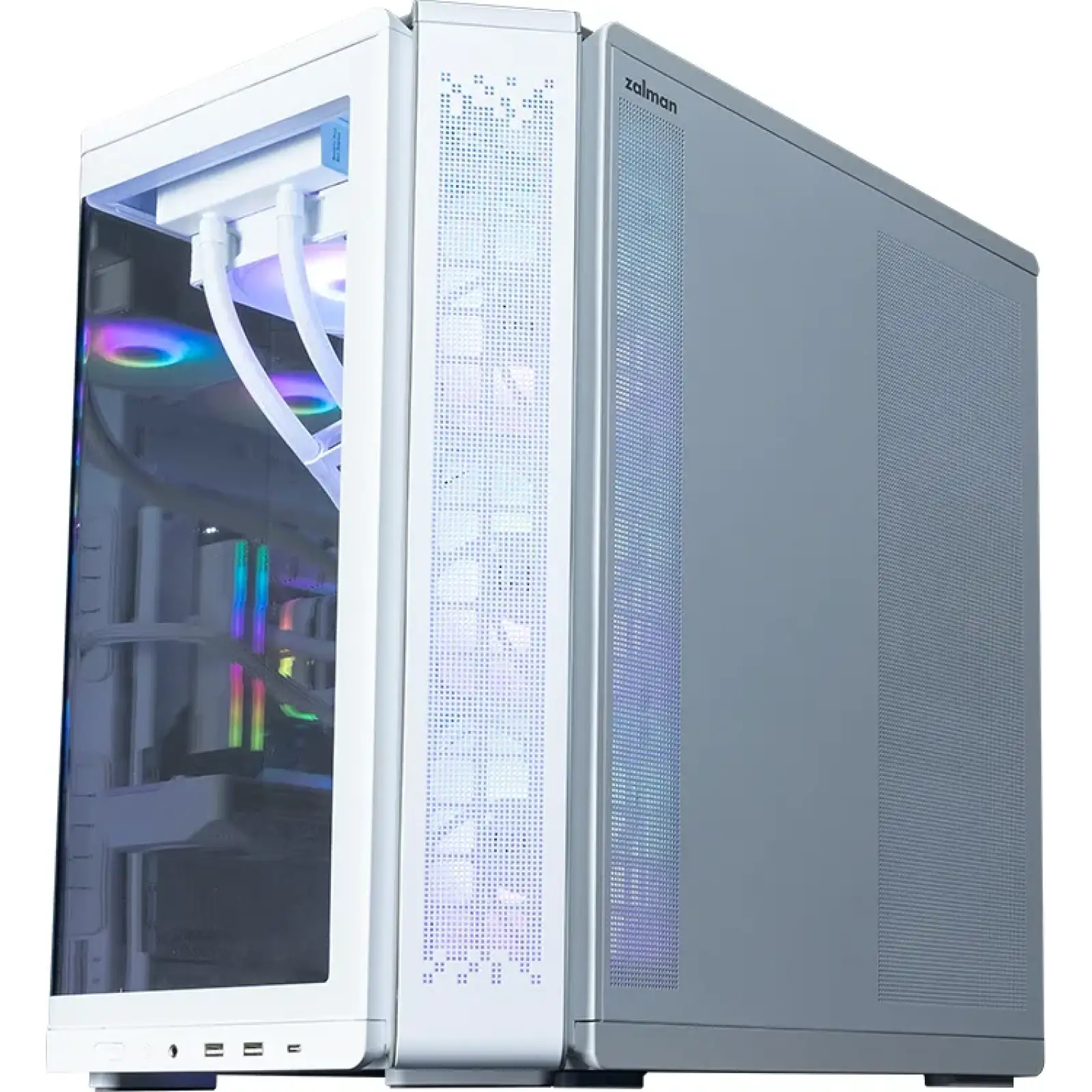 Корпус Zalman P60 White Без БП (P60WHITE) UA