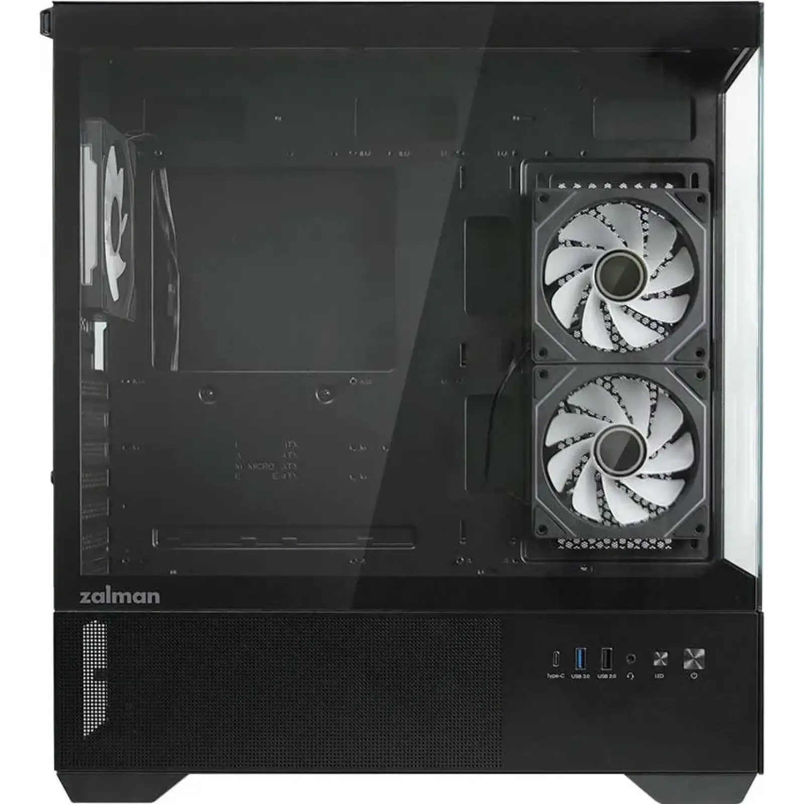 Корпус Zalman Chronix V2 Black Без БЖ (CHRONIXV2BLACK) UA