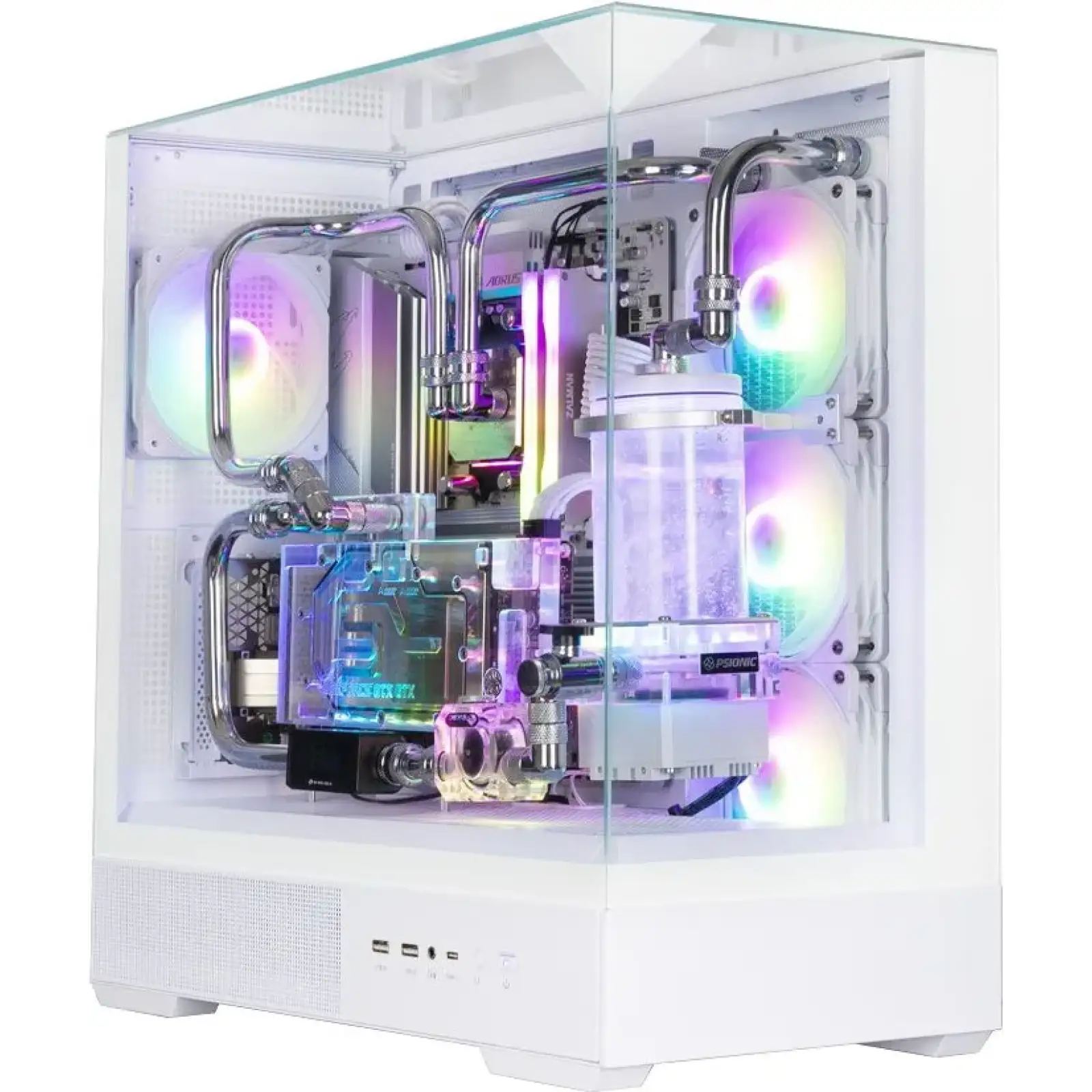 Корпус Zalman P40 Prism Plus White Без БЖ (P40PRISMPLUSWHITE) UA