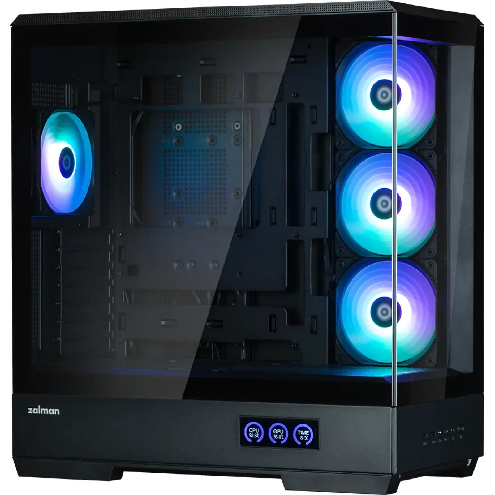 Корпус Zalman P50 DS Black Без БП (P50DSBLACK) UA