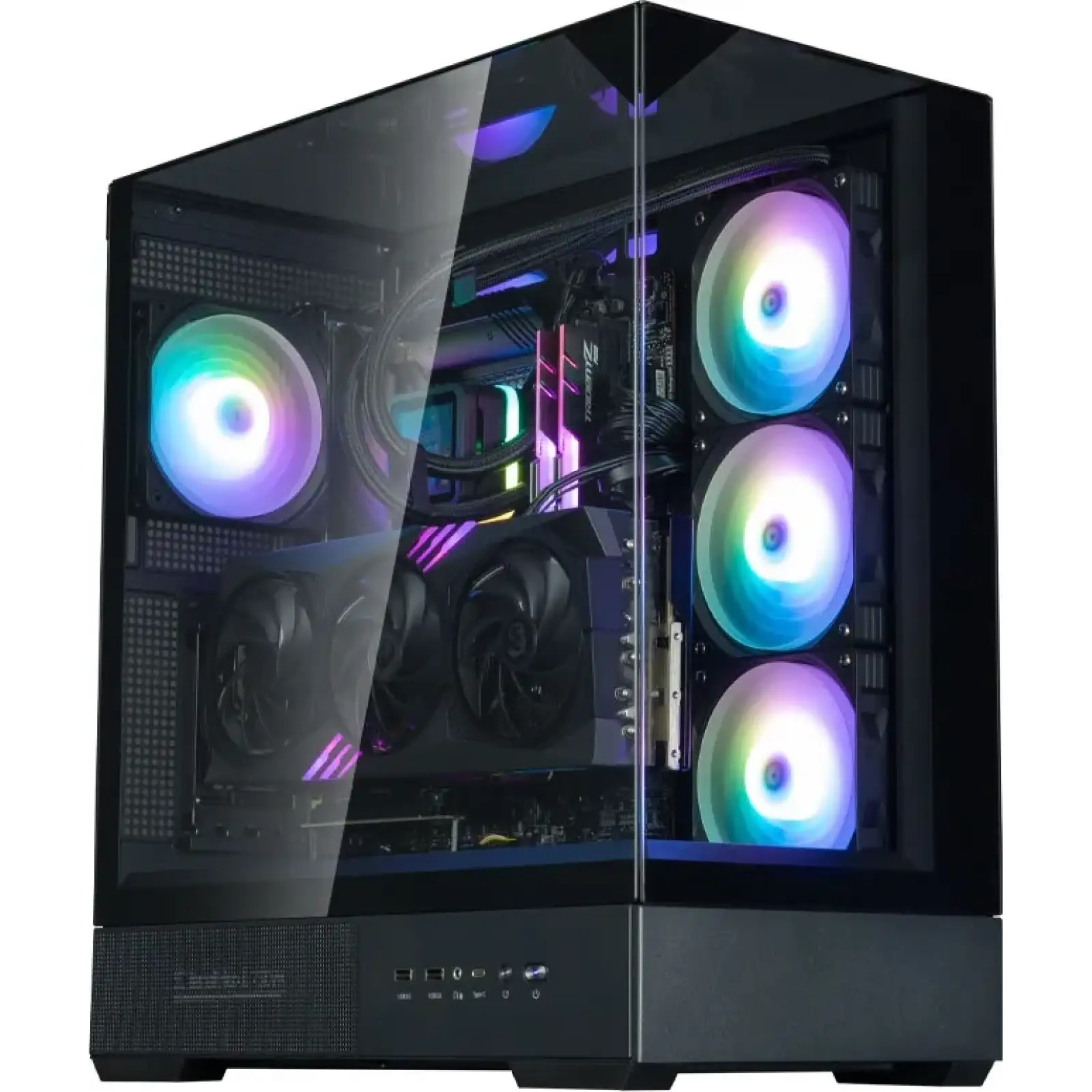 Корпус Zalman P40 Prism Black Без БЖ (P40PRISMBLACK) UA