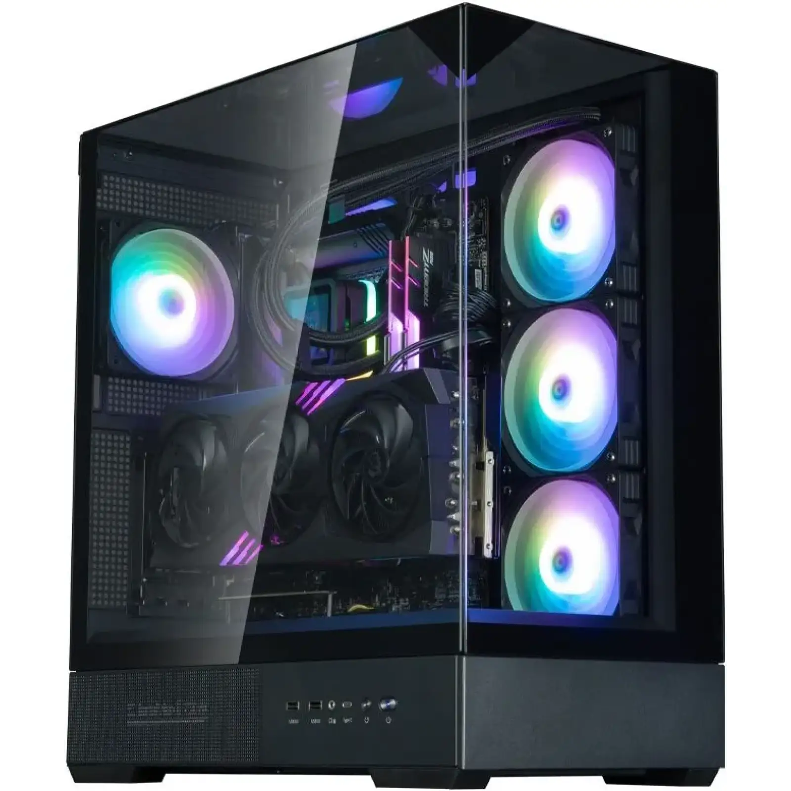 Корпус Zalman P40 Prism Plus Black Без БП (P40PRISMPLUSBLACK) UA