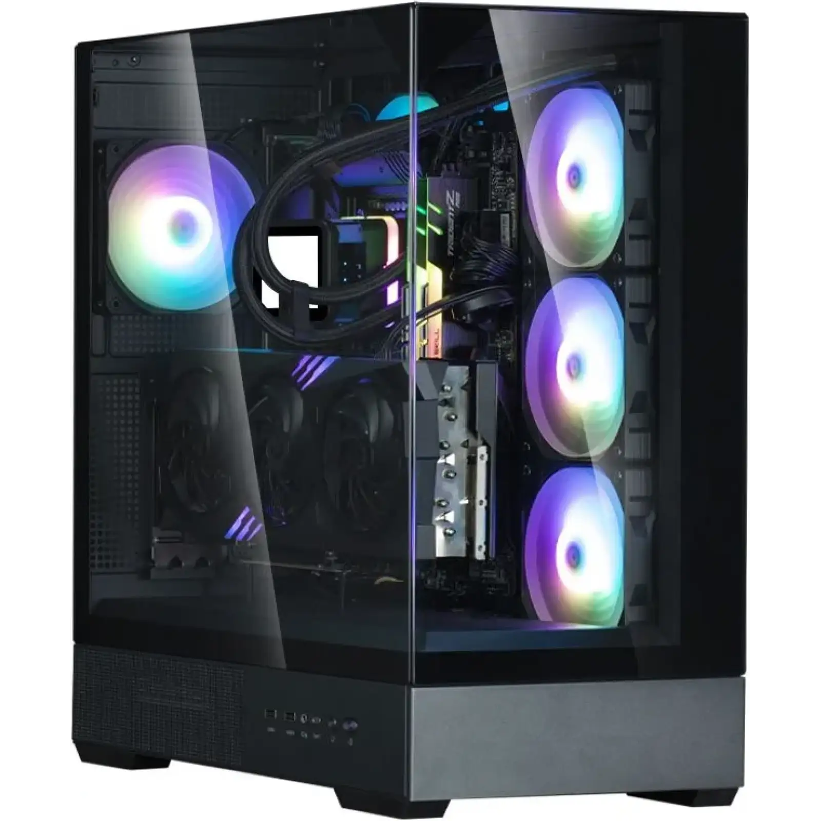 Корпус Zalman P40 Prism Plus Black Без БП (P40PRISMPLUSBLACK) UA