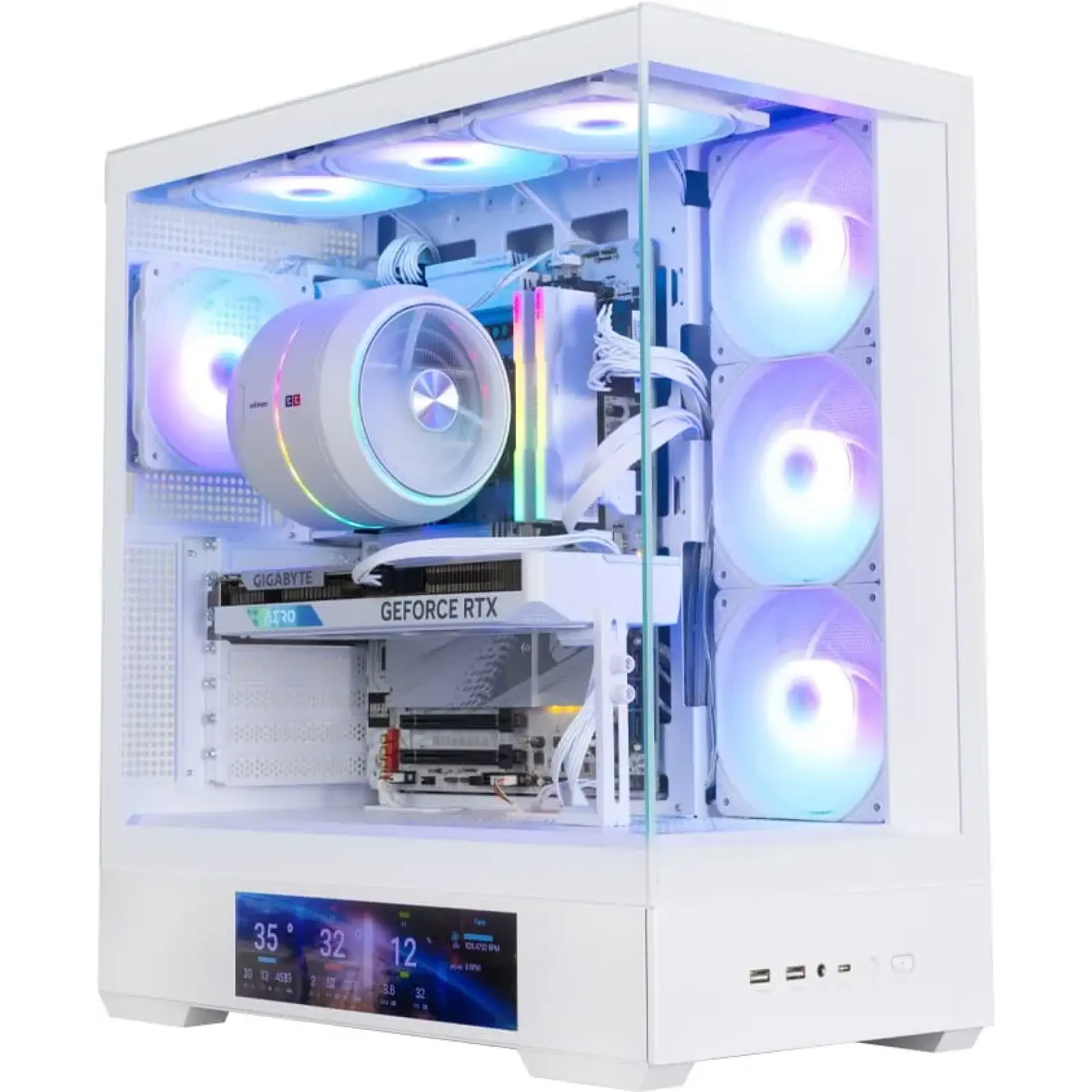 Корпус Zalman P40 DS White Без БП (P40DSWHITE) UA
