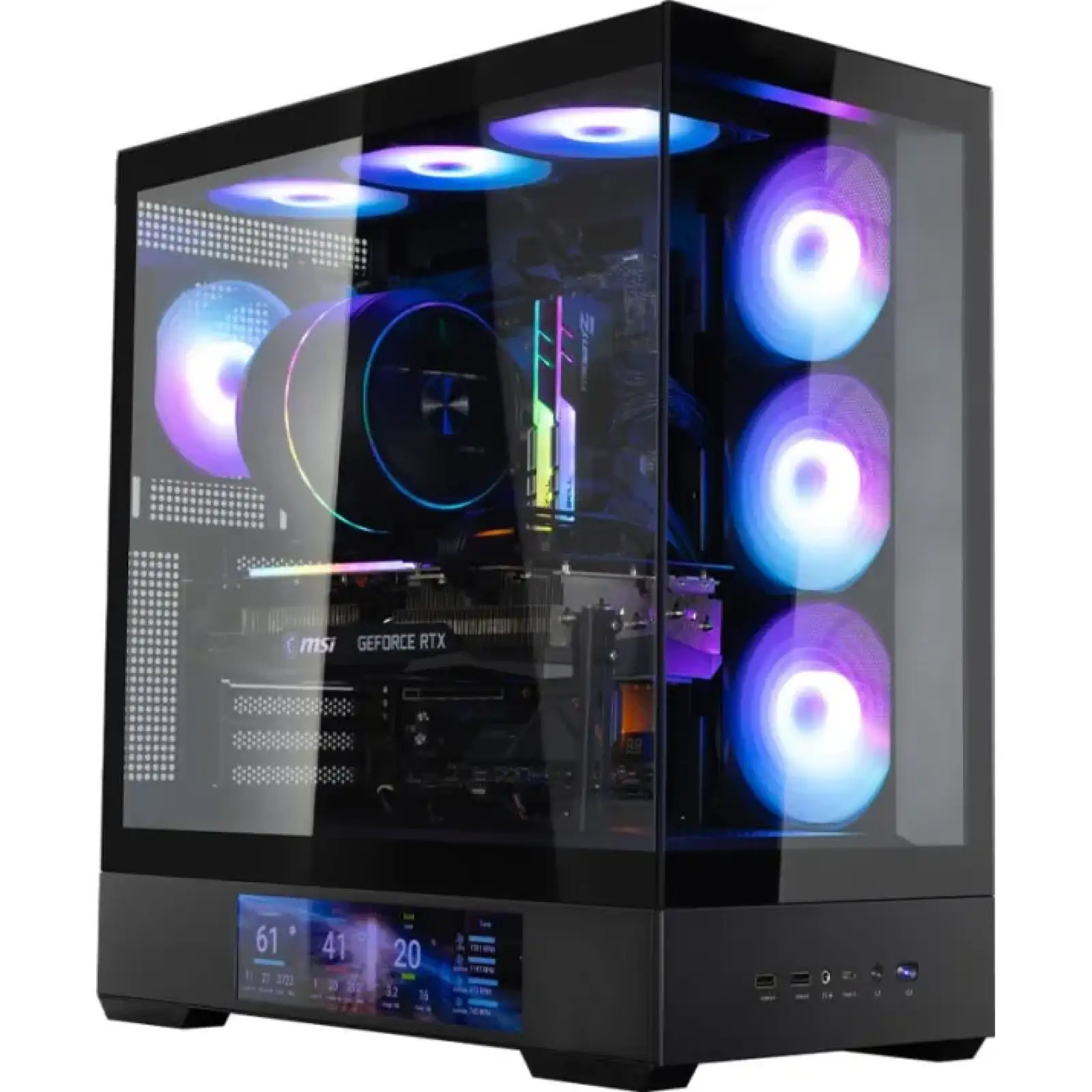 Корпус Zalman P40 DS Black Без БП (P40DSBLACK) UA