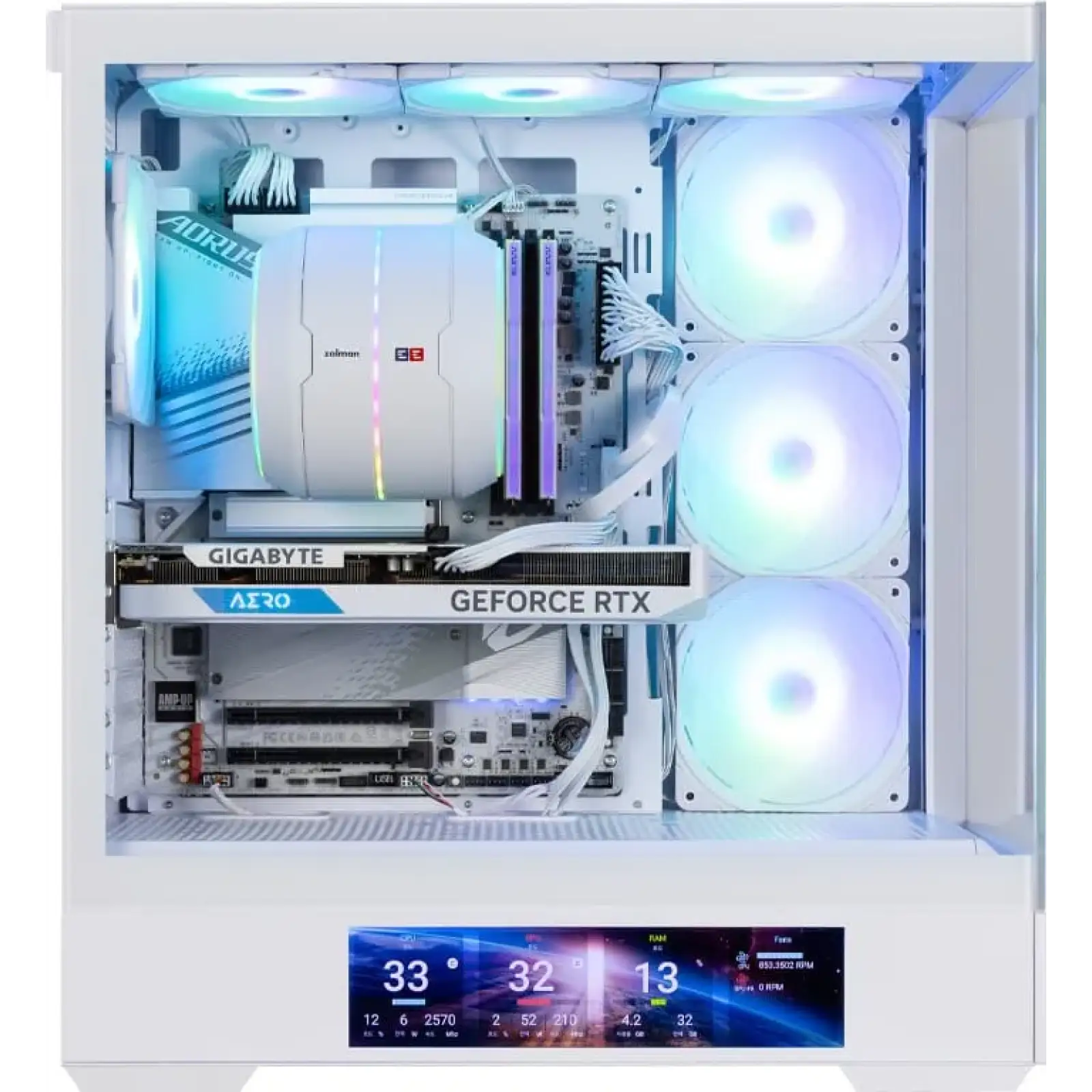 Корпус Zalman P40 DS White Без БП (P40DSWHITE) UA