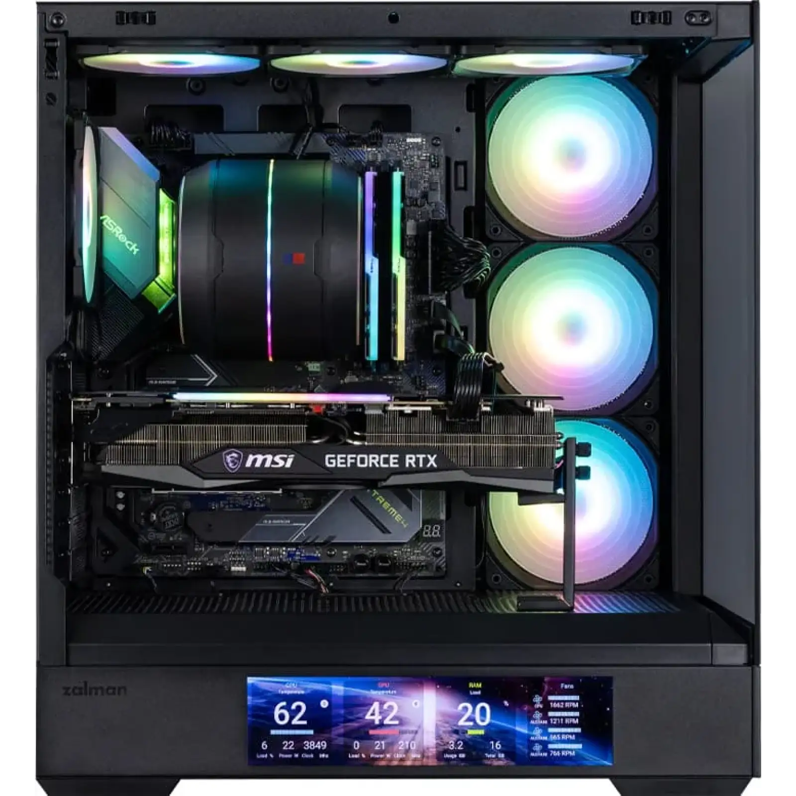 Корпус Zalman P40 DS Black Без БП (P40DSBLACK) UA