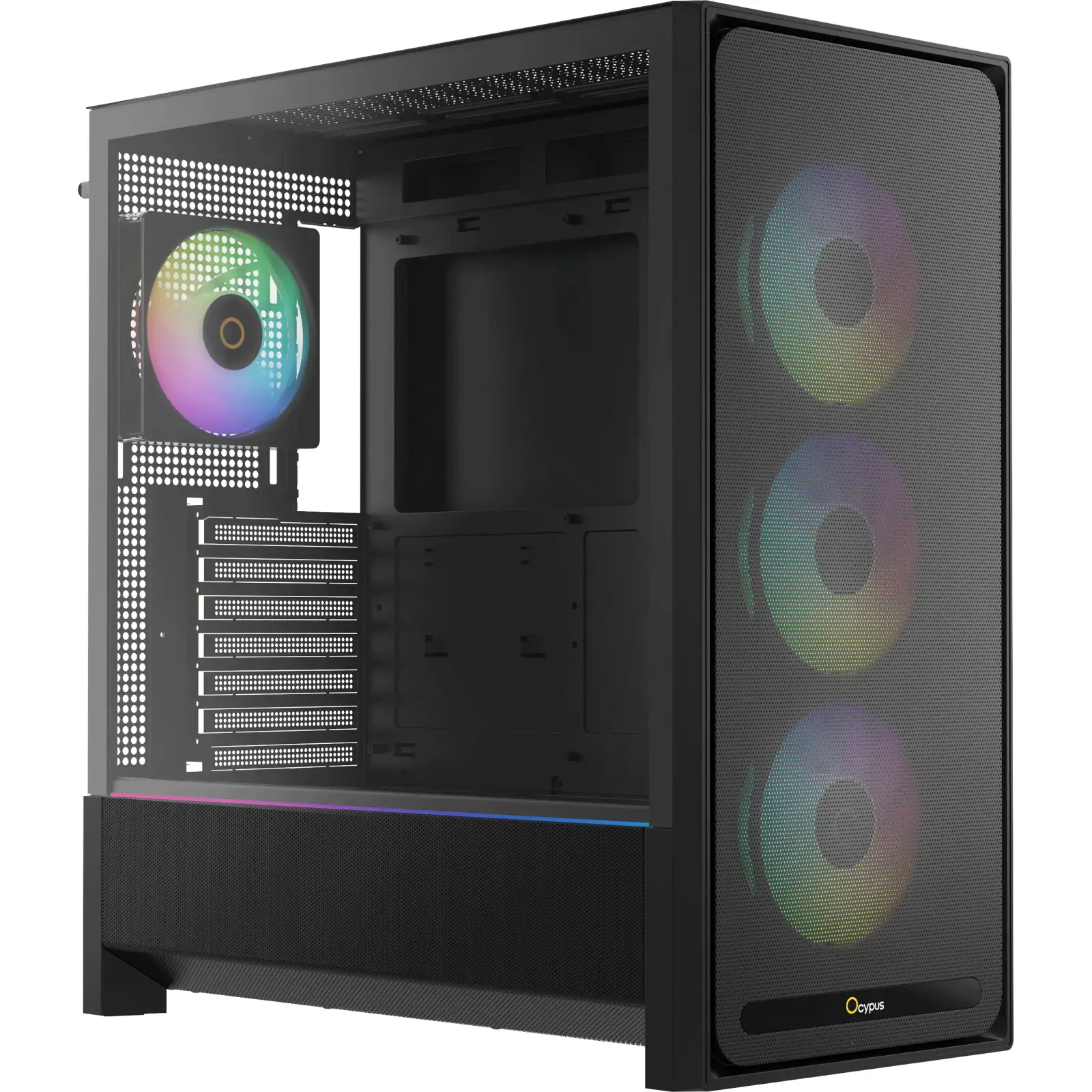 Корпус Ocypus DELTA C70 BK ARGB Без БЖ (DELTA-C70-BKG400XX-GL) UA