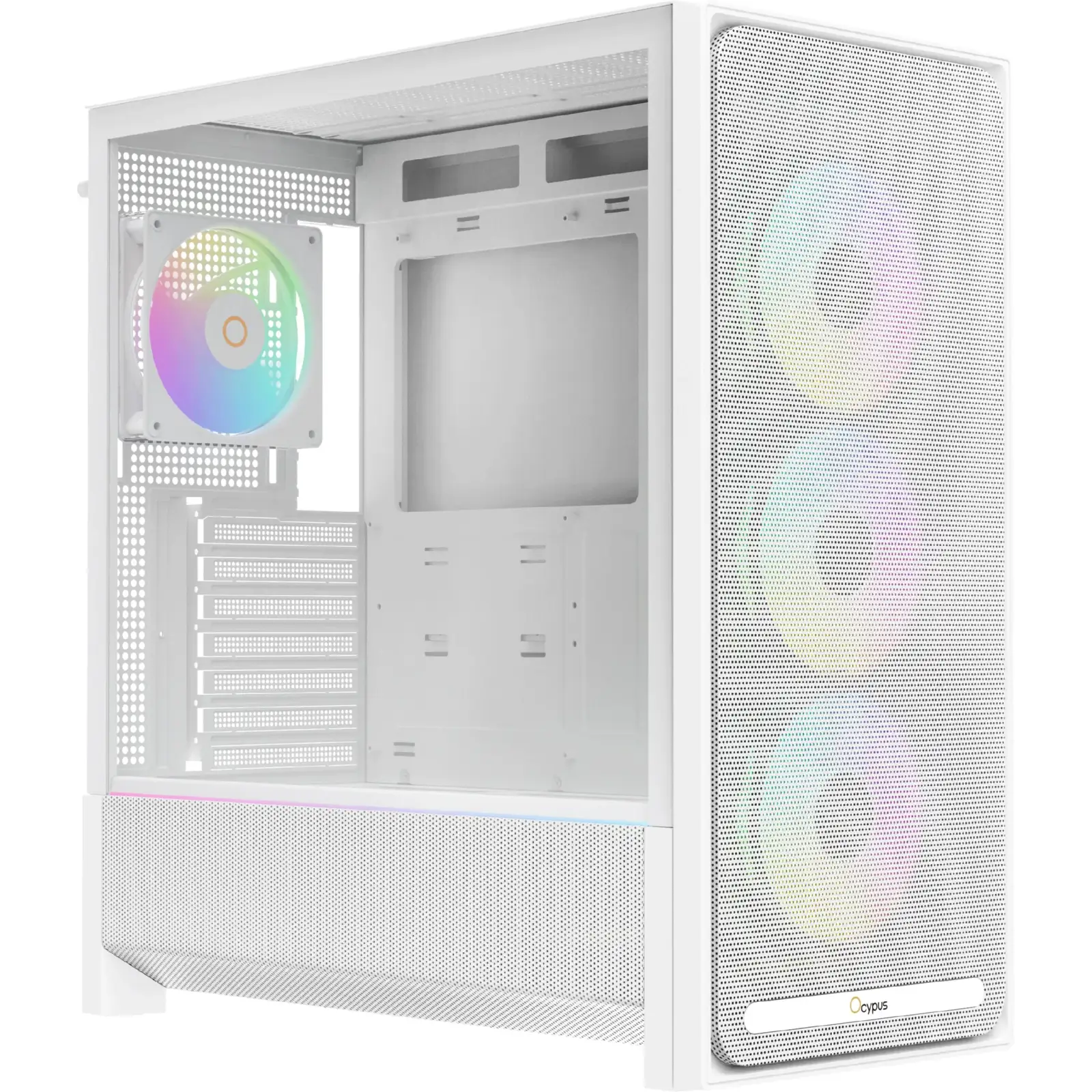 Корпус Ocypus DELTA C70 WH ARGB Без БП (DELTA-C70-WHG400XX-GL) UA