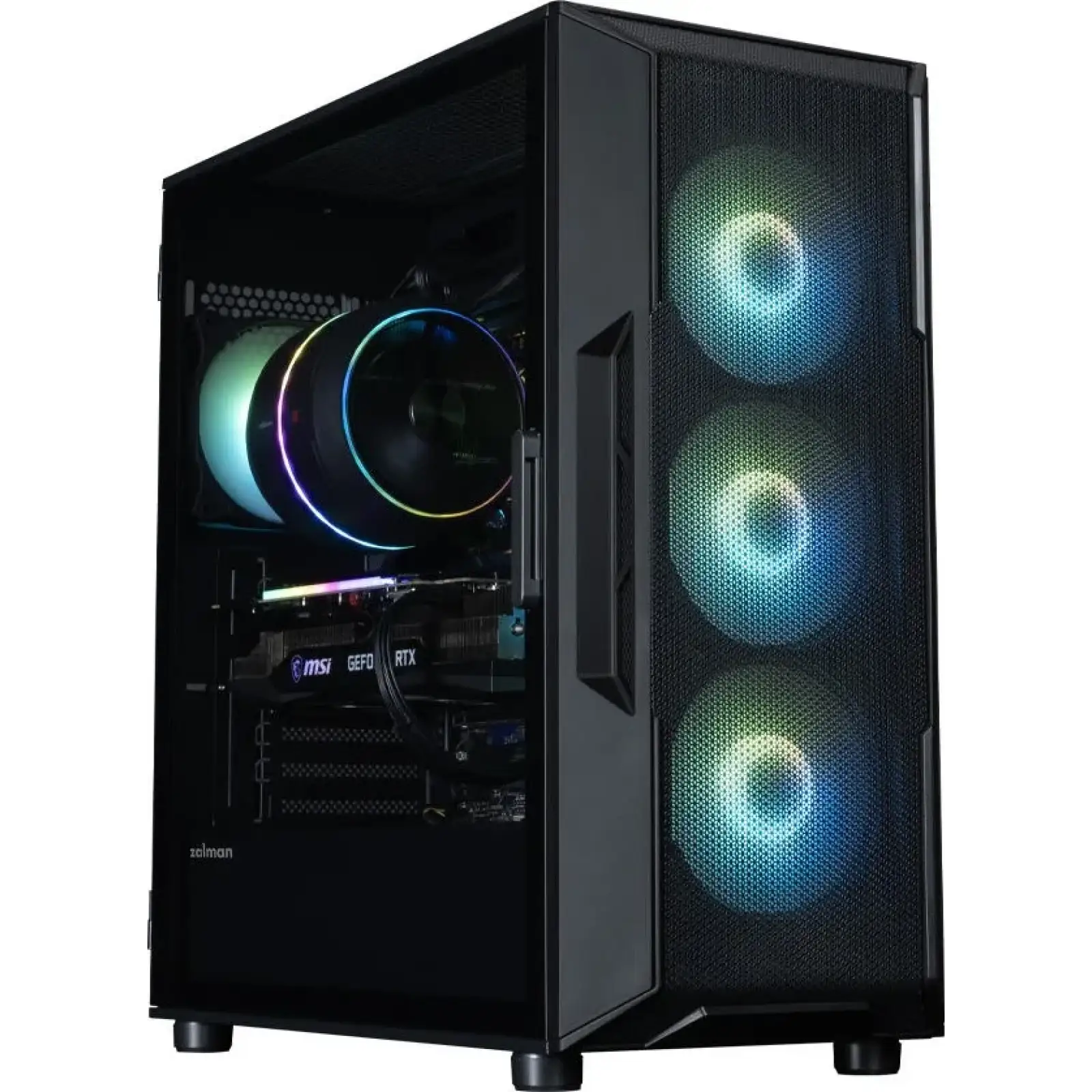 Корпус Zalman I3 Neo ARGB V2 Black Без БП (I3NEOARGBV2BLACK) UA