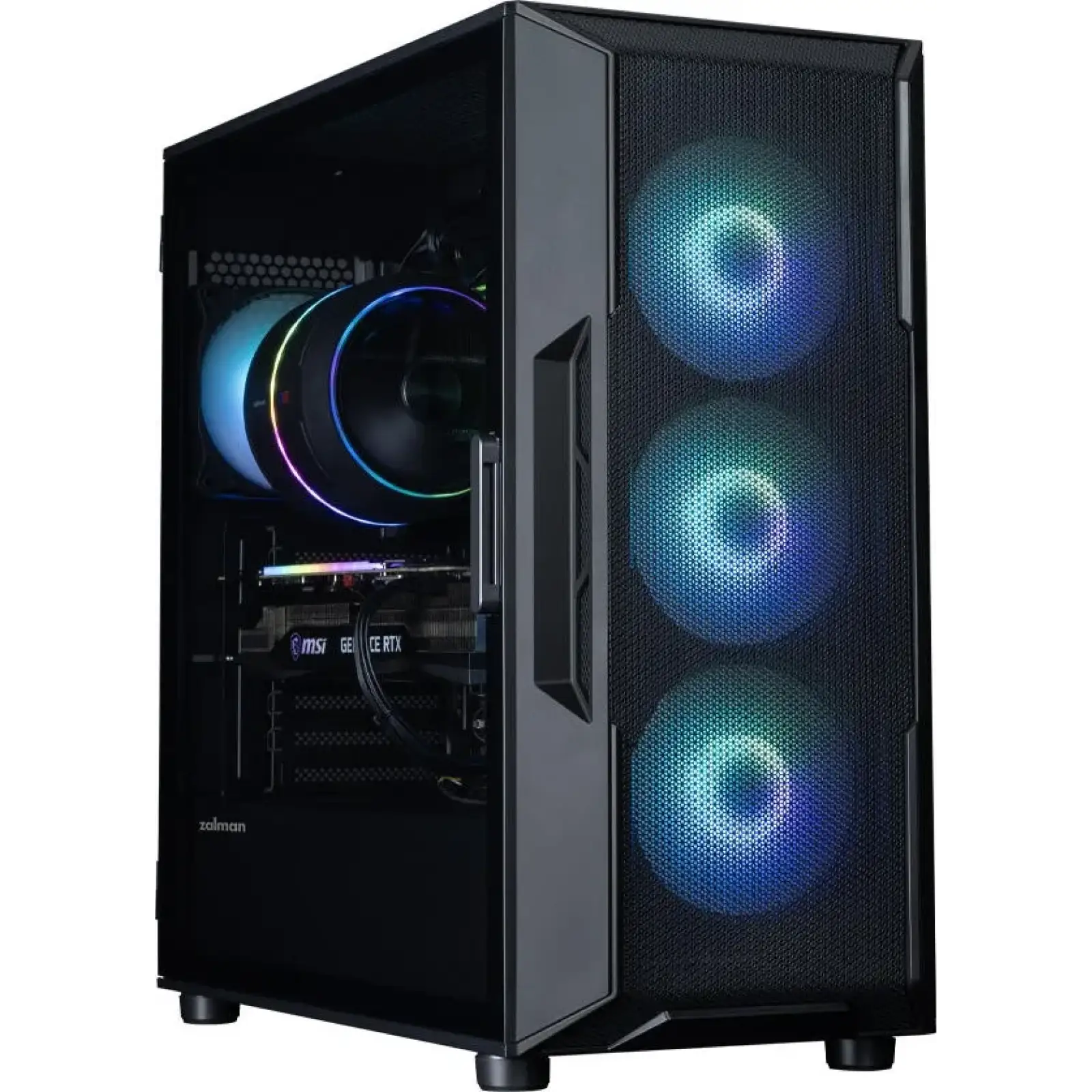 Корпус Zalman I3 Neo ARGB V2 Black Без БП (I3NEOARGBV2BLACK) UA