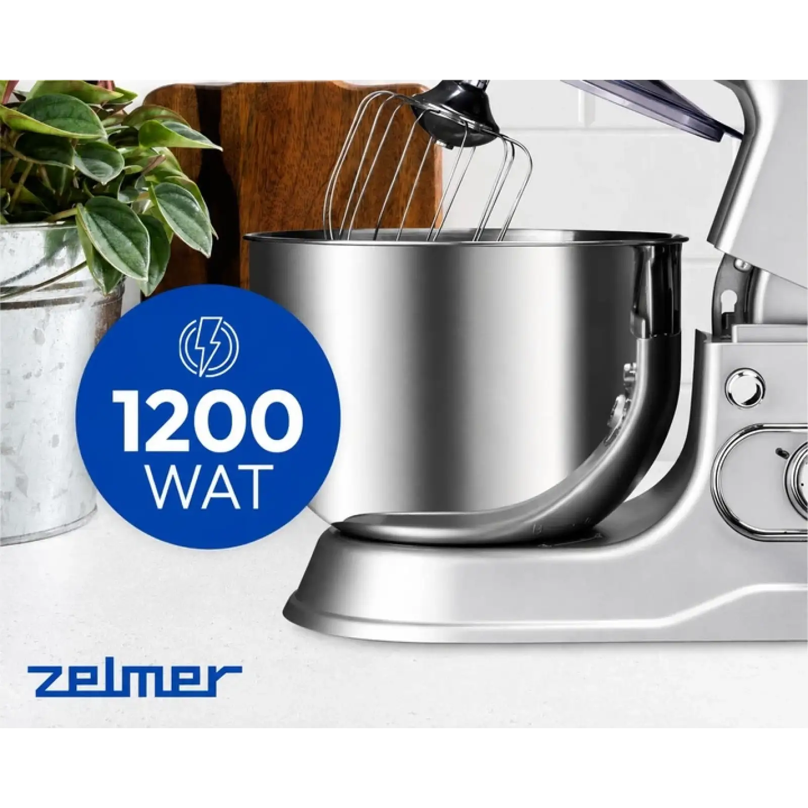 Кухонна машина Zelmer ZKR1360 Нержавіюча сталь UA