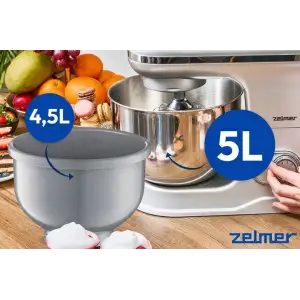 Кухонна машина Zelmer ZKR1360 Нержавіюча сталь UA