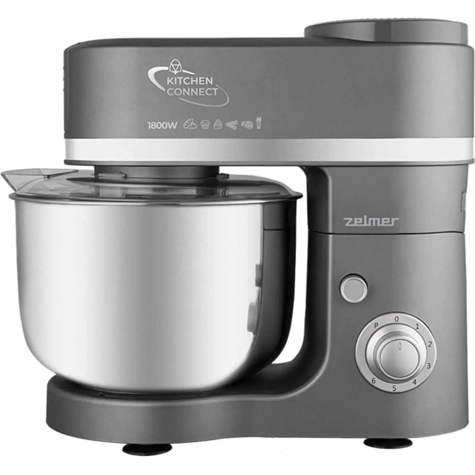 Кухонная машина Zelmer ZKR9100 Kitchen Connect Pro Серый UA
