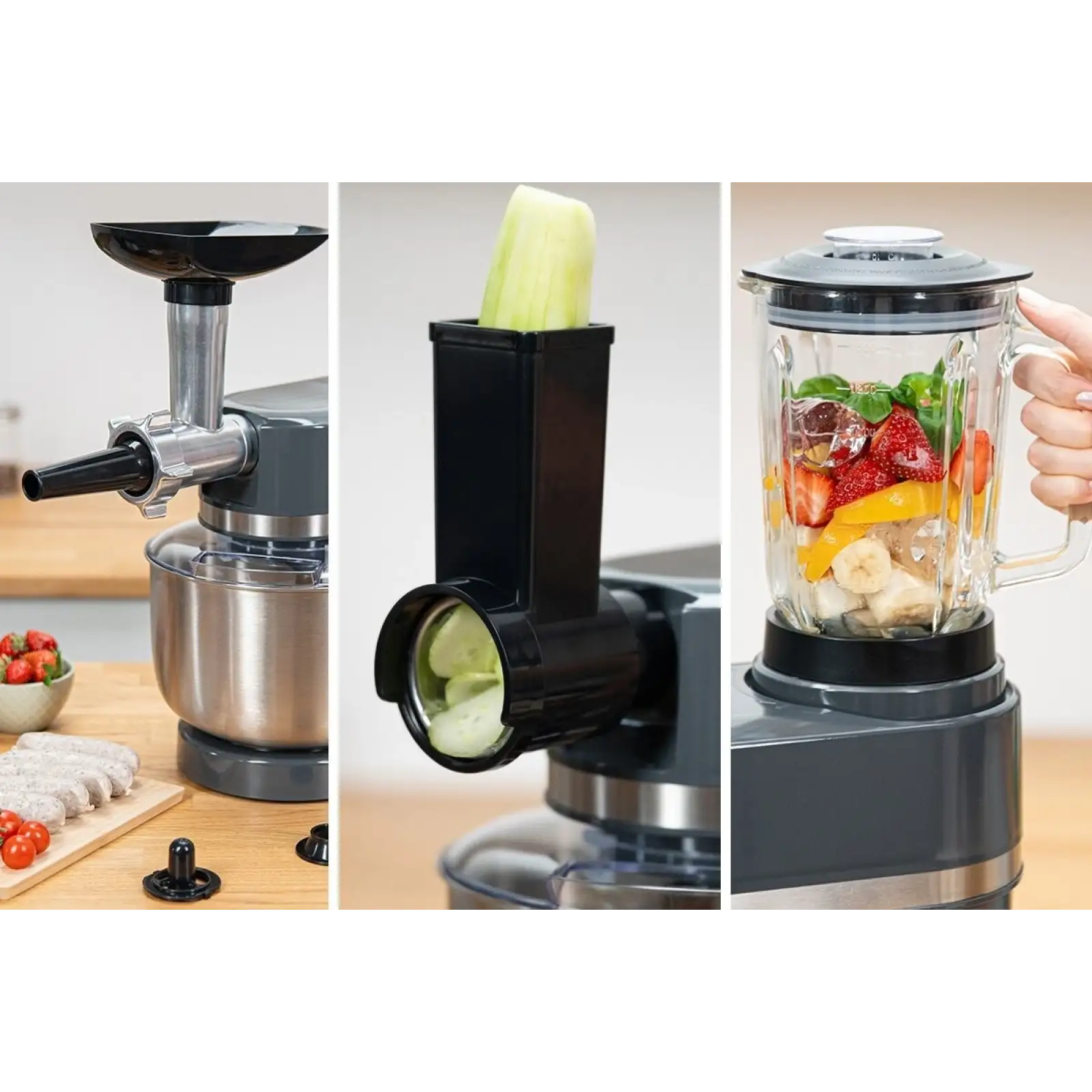 Кухонная машина Zelmer ZKR9100 Kitchen Connect Pro Серый UA