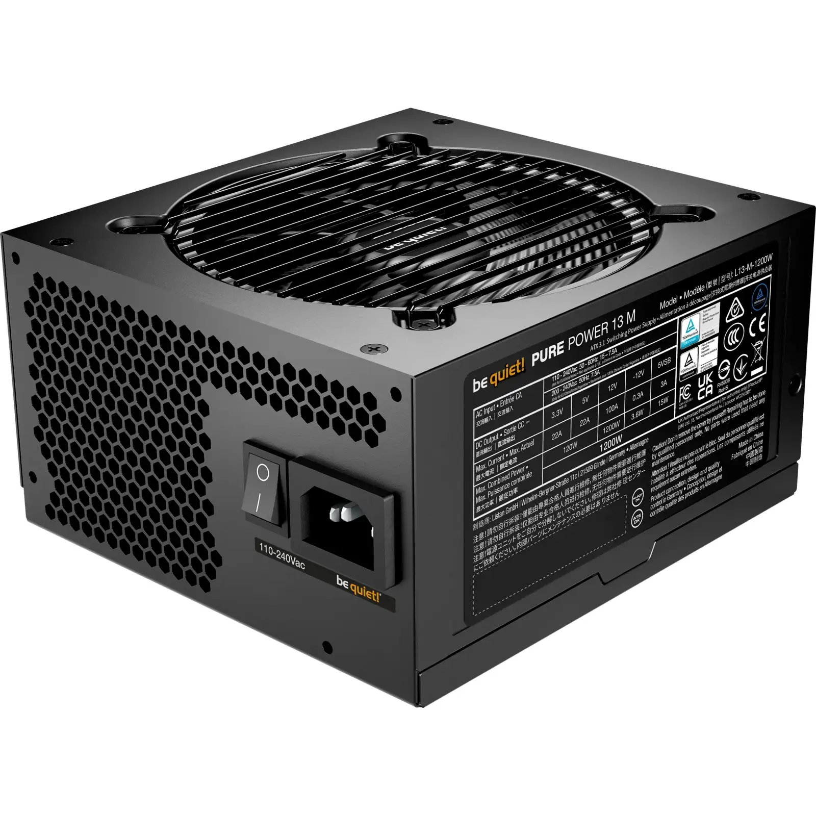 Блок живлення be quiet! Pure Power 13 M 1200W (BP029EU) UA