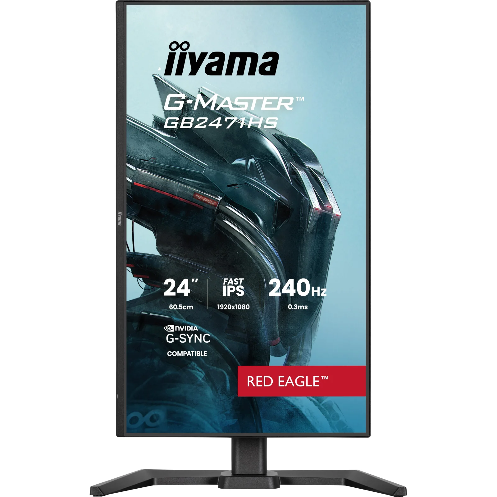 Монітор Iiyama G-Master Red Eagle (GB2471HS-B1) UA