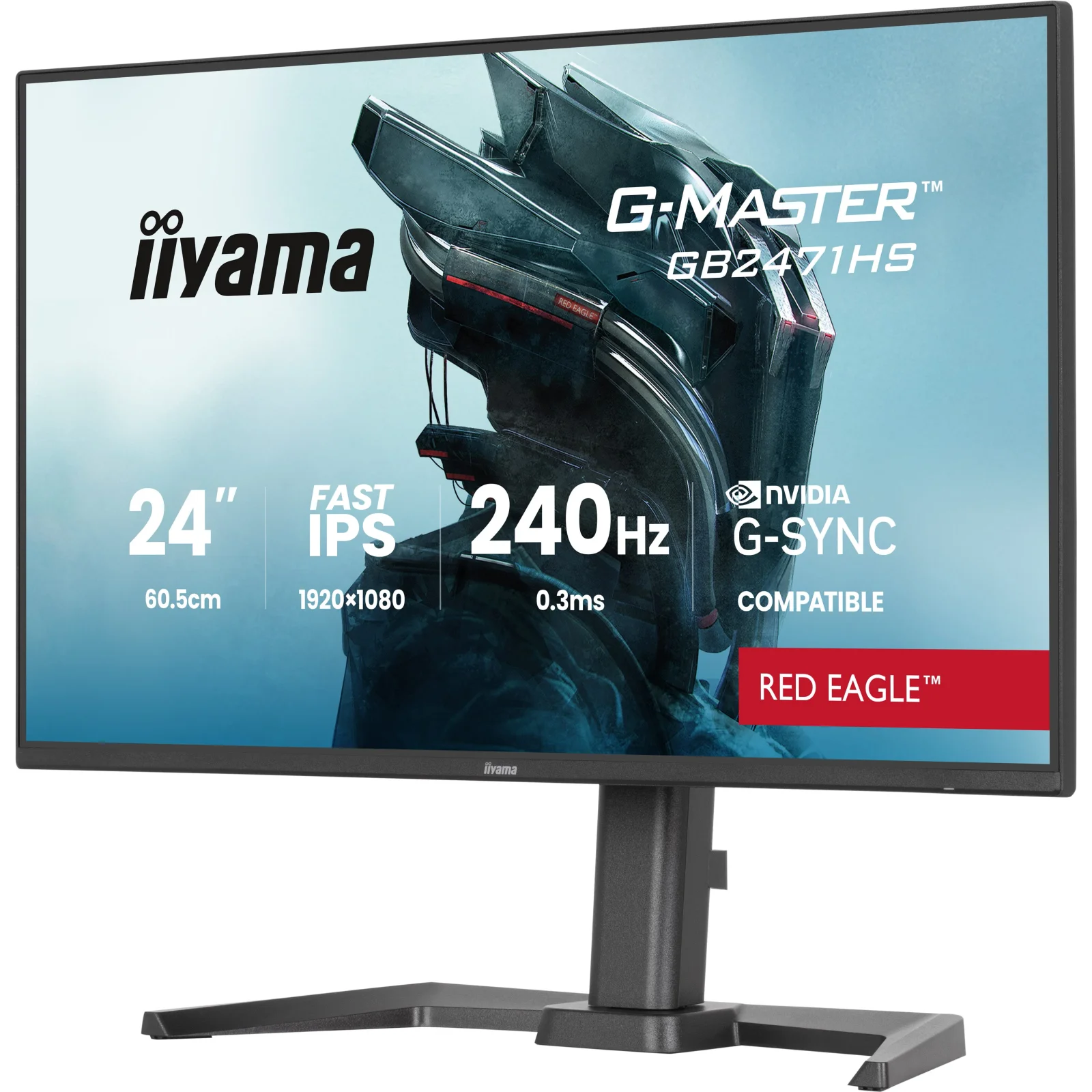Монітор Iiyama G-Master Red Eagle (GB2471HS-B1) UA