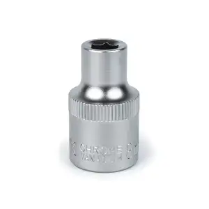 Головка торцевая Polax автомобильная шестигранная 8 мм, 1/2", CrV (25-082) UA