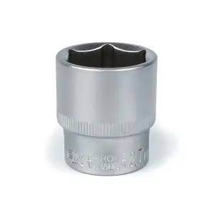 Головка торцевая автомобильная шестигранная 27 мм, 1/2, Polax (25-096) UA