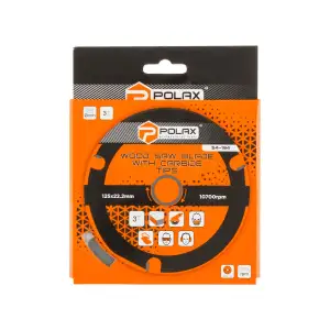 Пильный диск по дереву Polax 125 х 22.2 х 3Т (54-194) UA