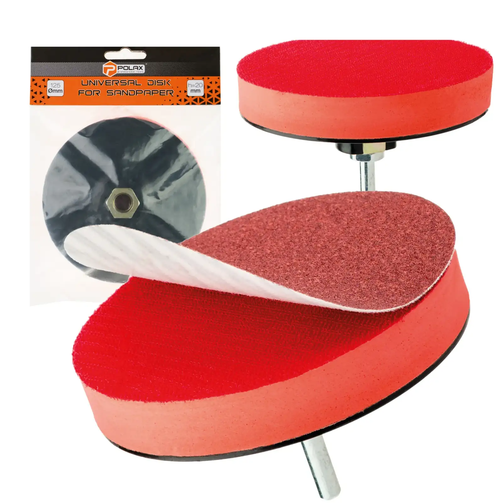 Платформа крепежная Polax 125х20 мм (54-045) UA