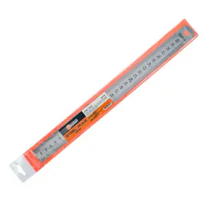 Лінійка металева Polax 30 см (38-010) UA