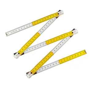 Линейка деревянная складная Polax 1 м 24.5х9.2х8.2 см (38-071) UA