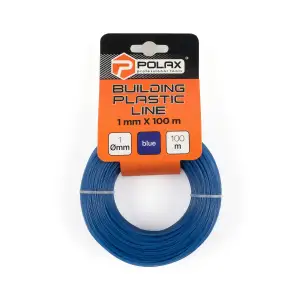 Леска строительная Polax 1 мм X 100 м, синяя (30-011) UA