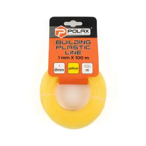 Лісочка будівельна Polax 1 мм X 100 м, жовта (30-013) UA