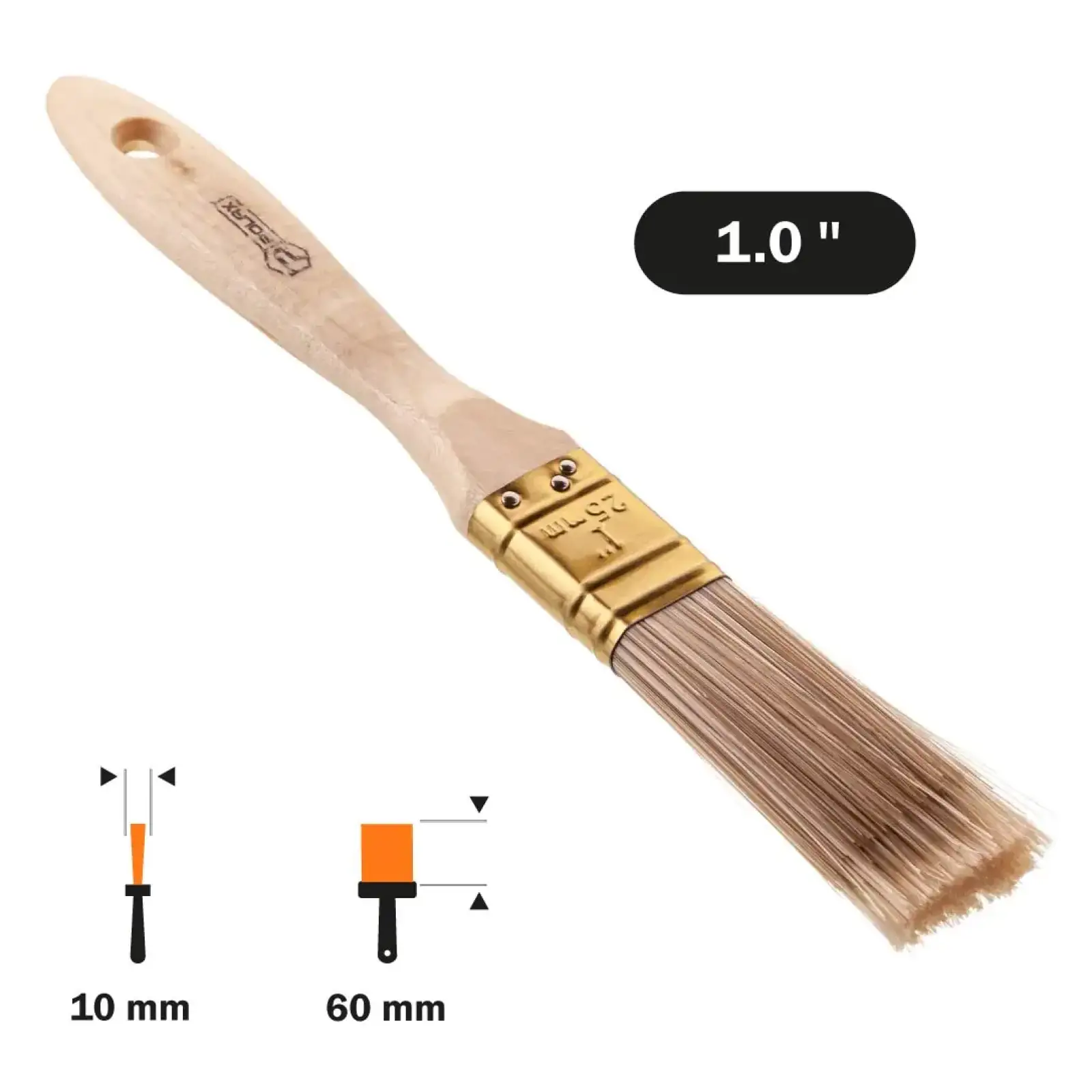 Кисть флейцевая Polax 1