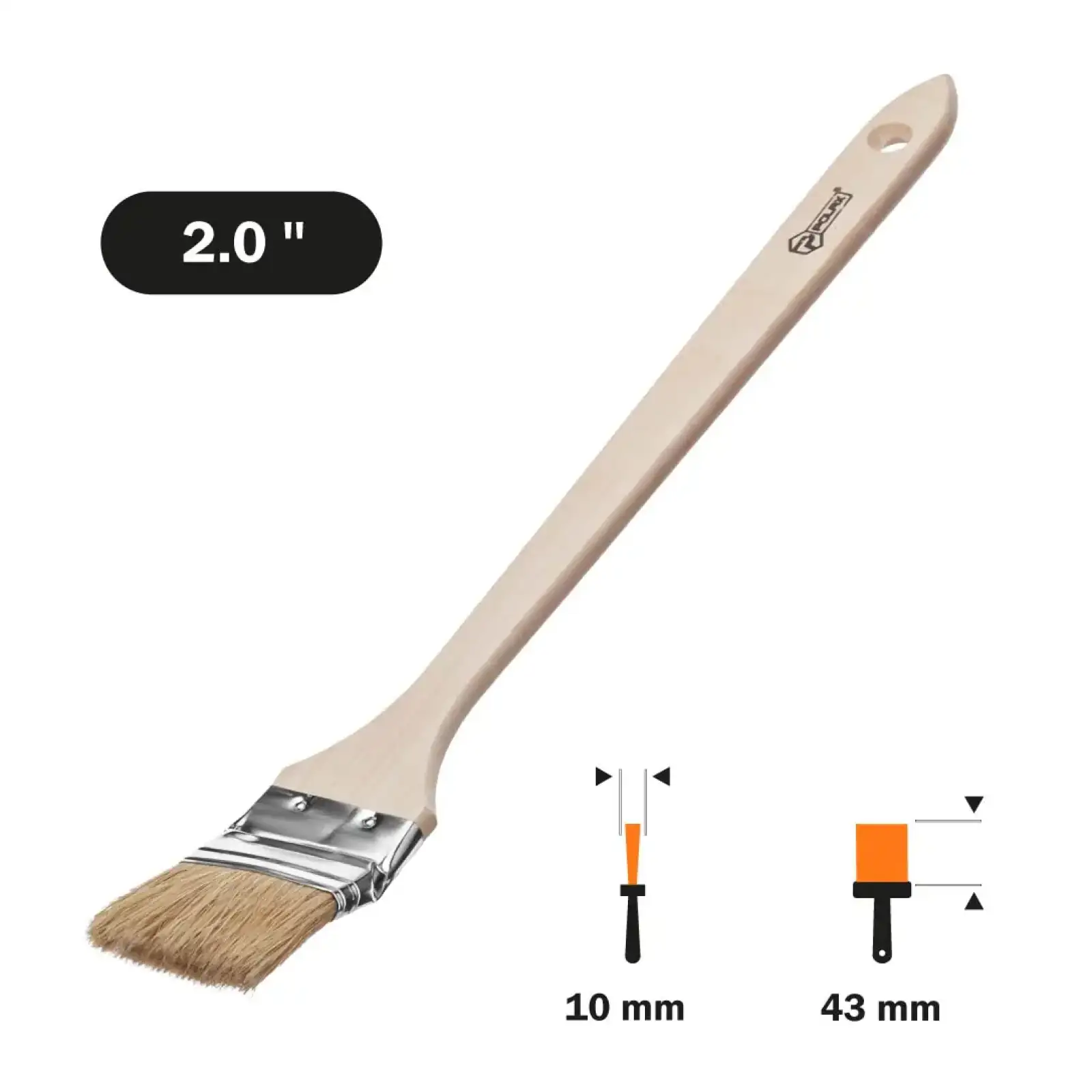 Кисть радиаторная Polax 2