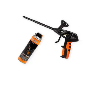 Набор с пистолетом для пены "Beretta" и очиститель монтажной пены Polax (226-03) UA