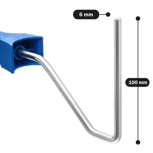 Ручка для валика Polax 6 x 100 мм (100-005) UA