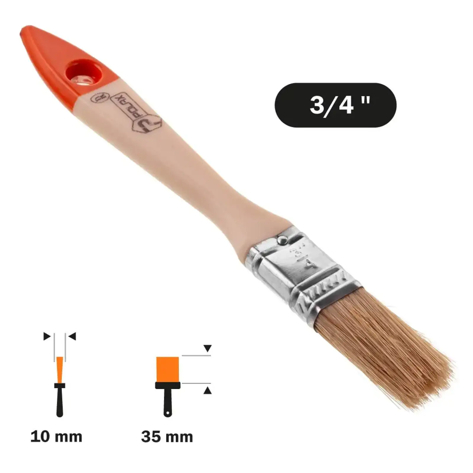 Кисть флейцевая Polax 3/4″ тип 