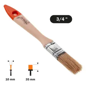 Кисть флейцевая Polax 3/4″ тип 