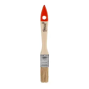 Кисть флейцевая Polax 3/4″ тип "Стандарт" смешанный ворс пластиковая ручка (04-001) UA
