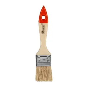 Кисть флейцевая Polax 1,5″ тип "Стандарт" смешанный ворс пластиковая ручка (04-003) UA