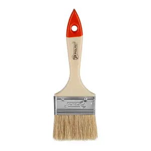 Кисть флейцевая Polax 2,5″ тип "Стандарт" смешанный ворс пластиковая ручка (04-005) UA