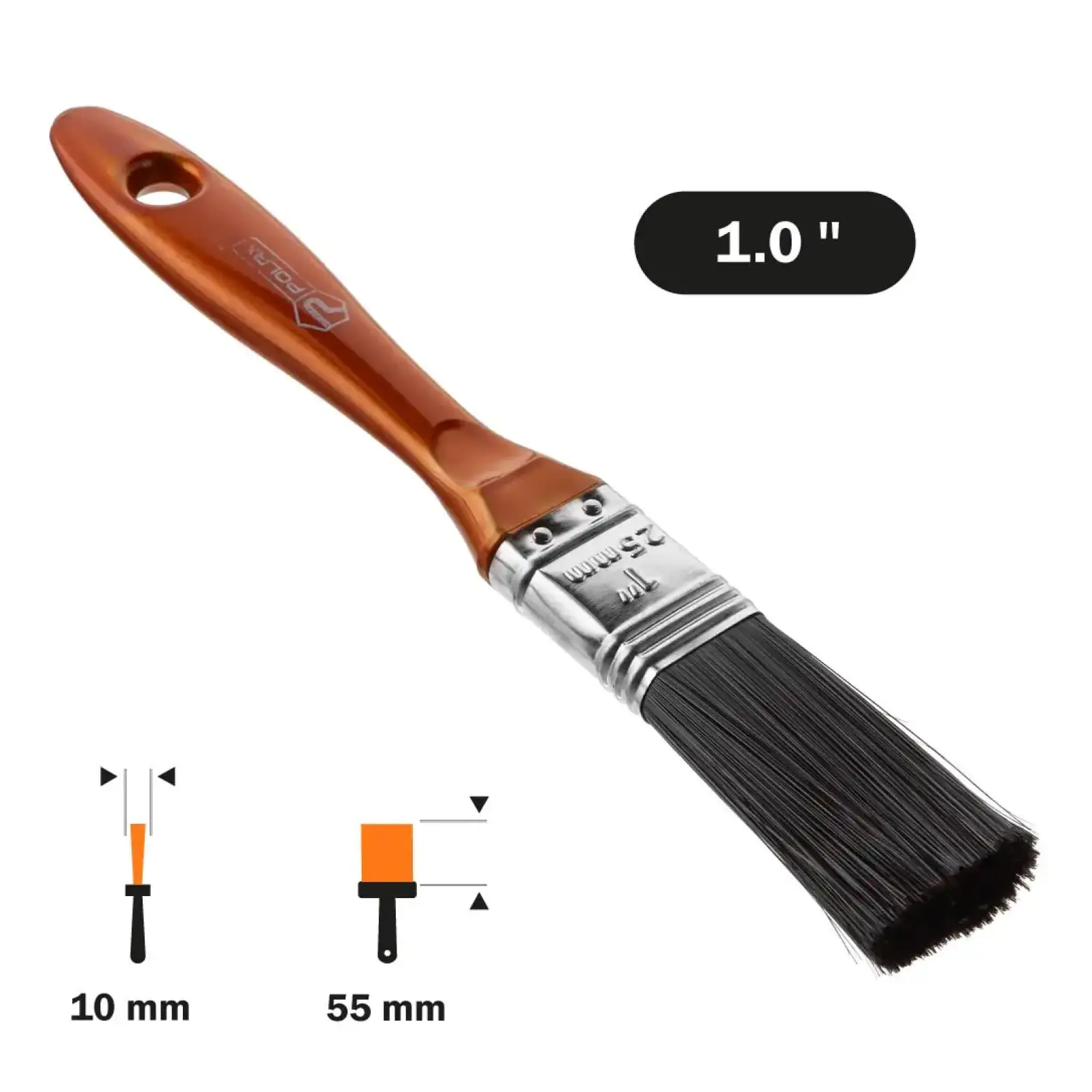 Пензель флейцевий Polax 1