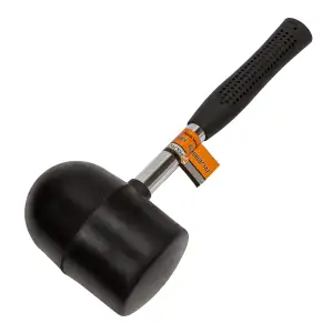 Киянка гумова чорна Polax, металева ручка, 1250 г (39-002) UA