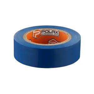 Ізоляційна стрічка ПВХ Polax синя 10 м (101-082) UA