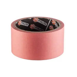 Малярная клейкая лента Polax с рисовой бумаги Delicate 48 мм х 20 м (101-099) UA
