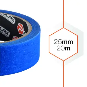 Малярна клейка стрічка Polax Premium 25 мм х 20 м (101-024) UA