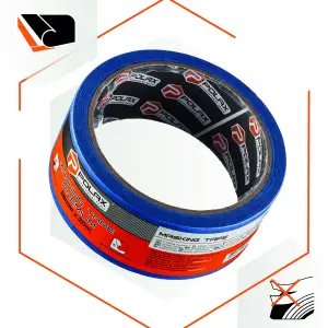 Малярная клейкая лента Polax Premium 38 мм х 20 м (101-026) UA