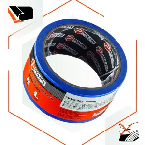 Малярная клейкая лента Polax Premium 48 мм х 20 м (101-027) UA